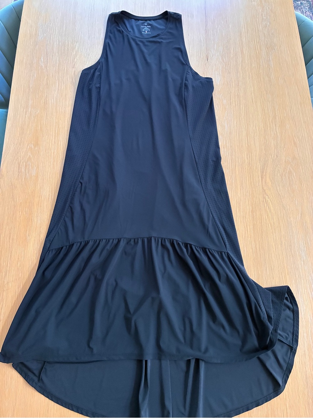 Sweaty Betty-Explorer Ace Midi Tank Dress-Black-Sleeveless-Athletic-Casual-S - Picture 3 of 11